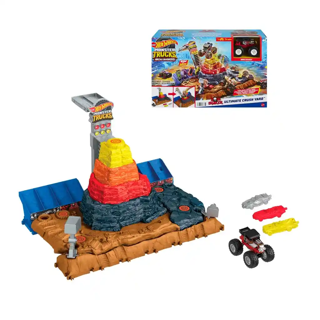 Hot Wheels Pista De Juguete Arena De Demolición Deposito