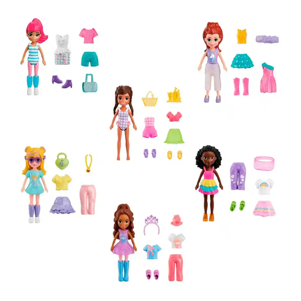 Polly Pocket Pequeño Pack De Moda