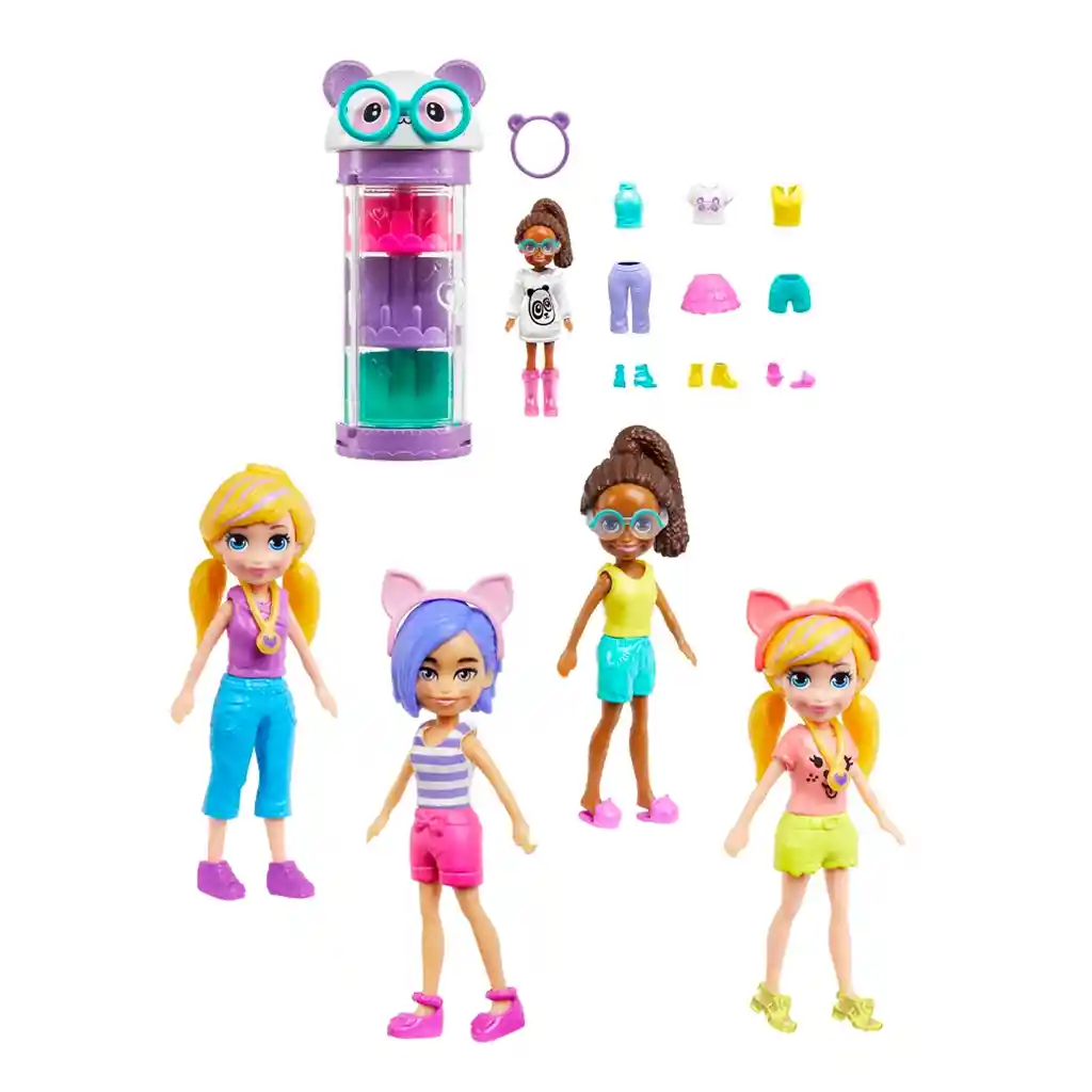 Polly Pocket Tubo De Modas Giratorio