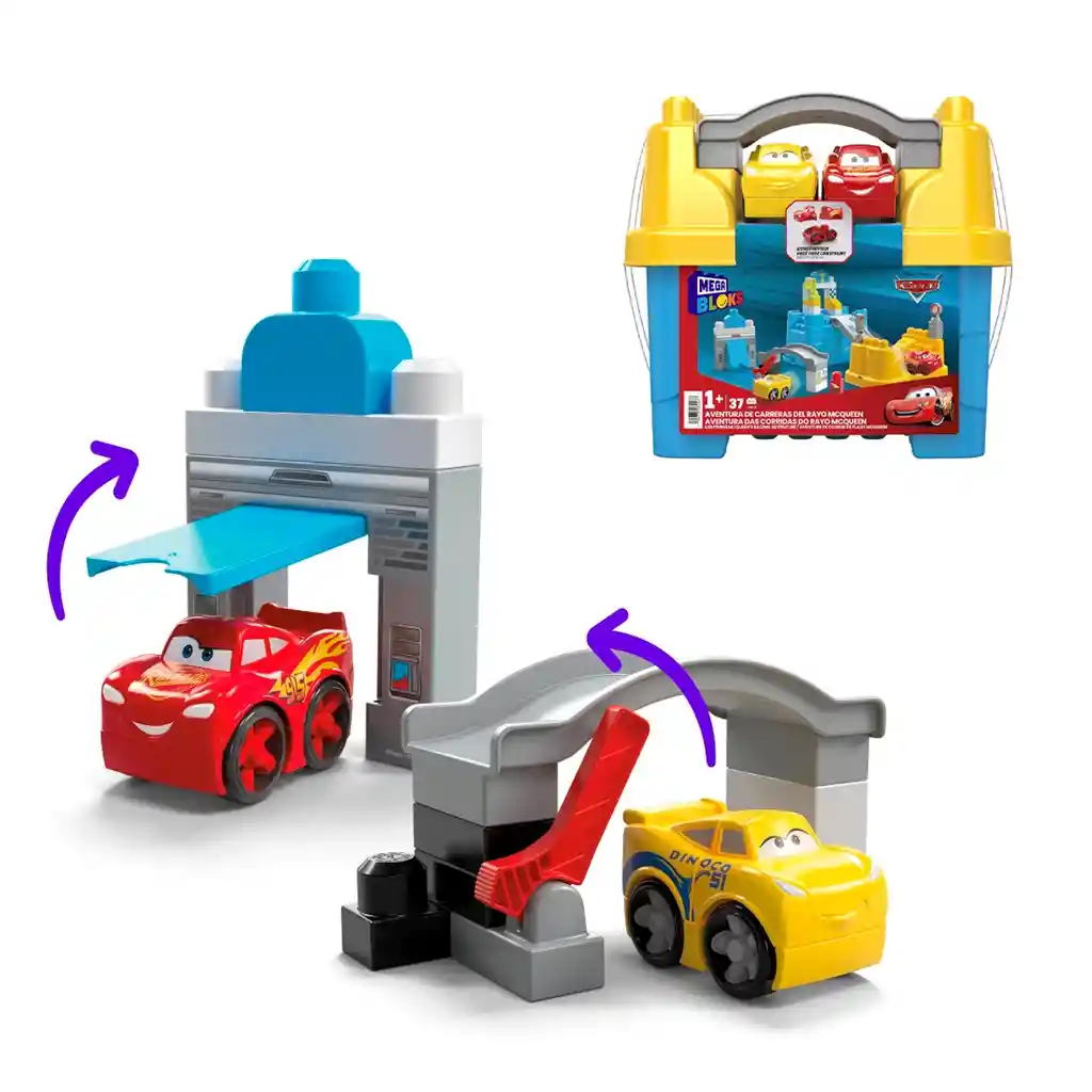 Mega Bloks Juguete De Construcción Aventura Carreras Mcqueen