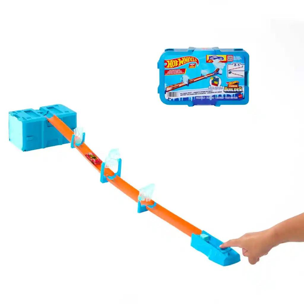 Hot Wheels Track Builder Caja Pequeña De Acrobacias Con Temática