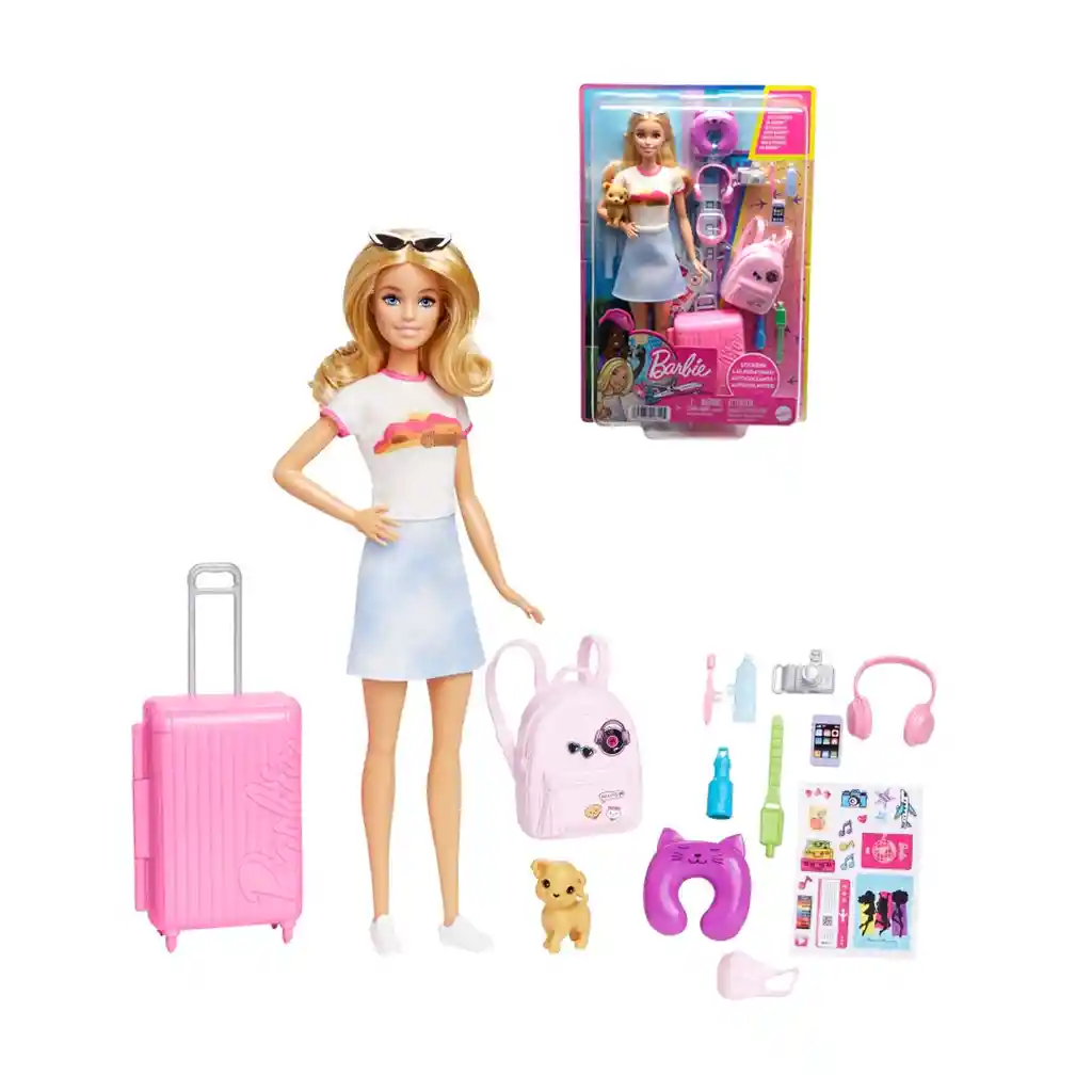 Barbie Entretenimiento Muñeca Viajera