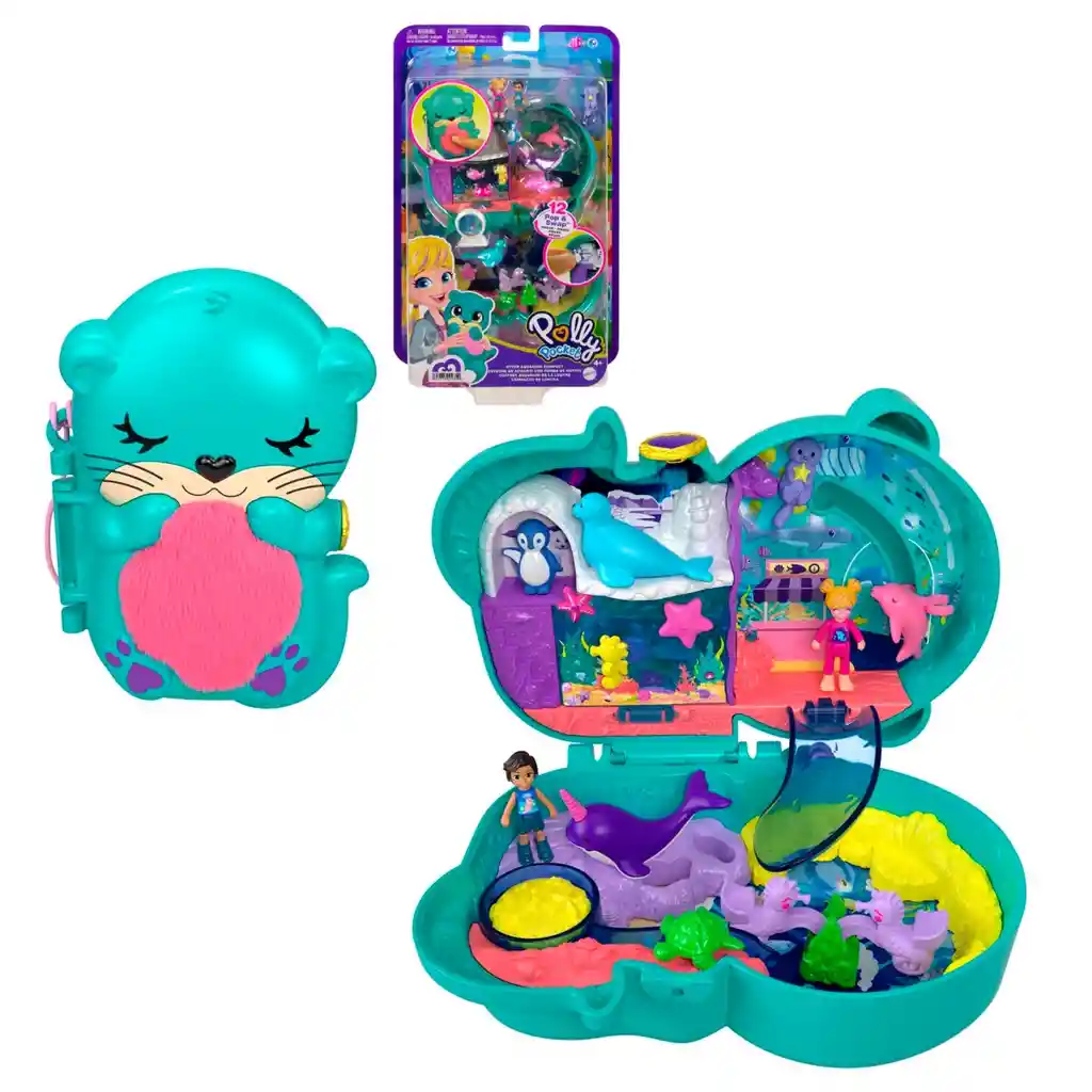 Polly Pocket Estuche De Juegos - Nutria