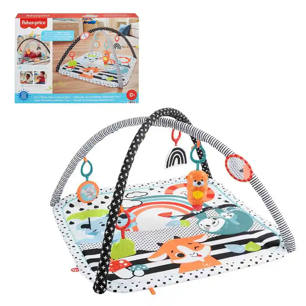 Fisher Price Gimnasio De Actividades Musicales 3 En 1