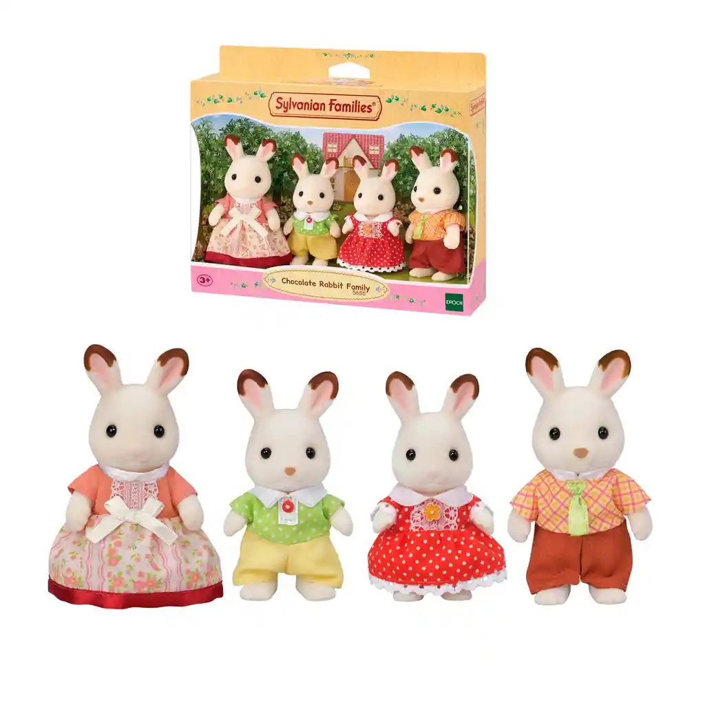 Familia Conejo Chocolate - Sylvanian Families