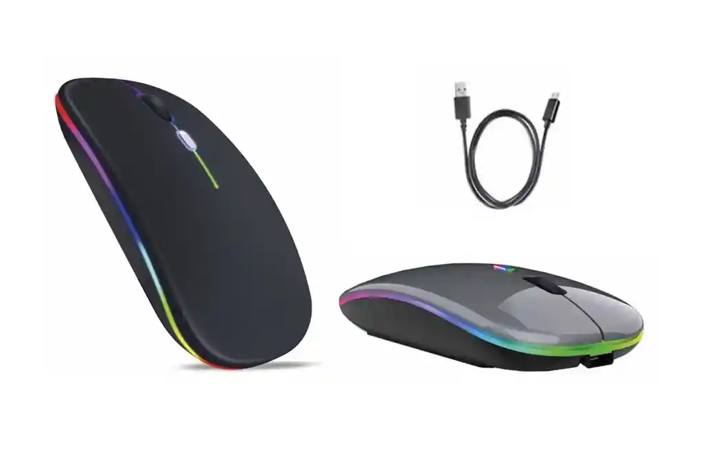 Mouse Gamer Inalambrico Recargable Led Rgb Reptilex Avanzado 2.4ghz