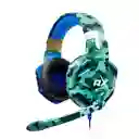 Audifono Gamer Camouflage Para Pc Reptilex Pro