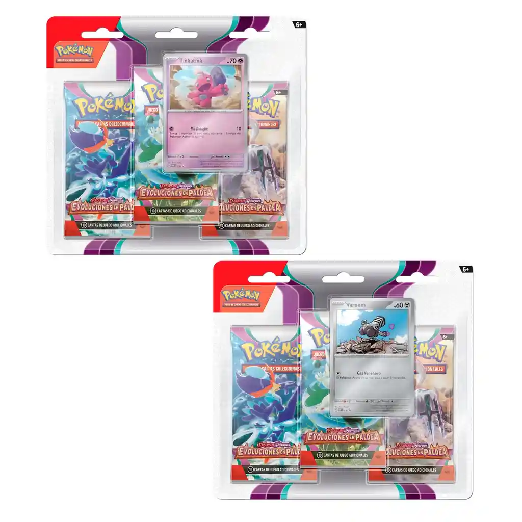 Pokemon Paldea Evolved 3-pack Blister Español