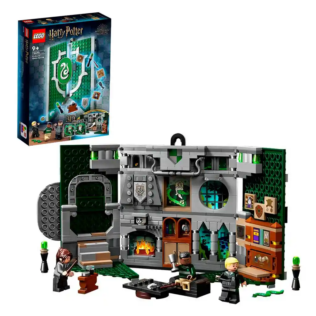 Estandarte De La Casa Slytherin Lego Harry Potter