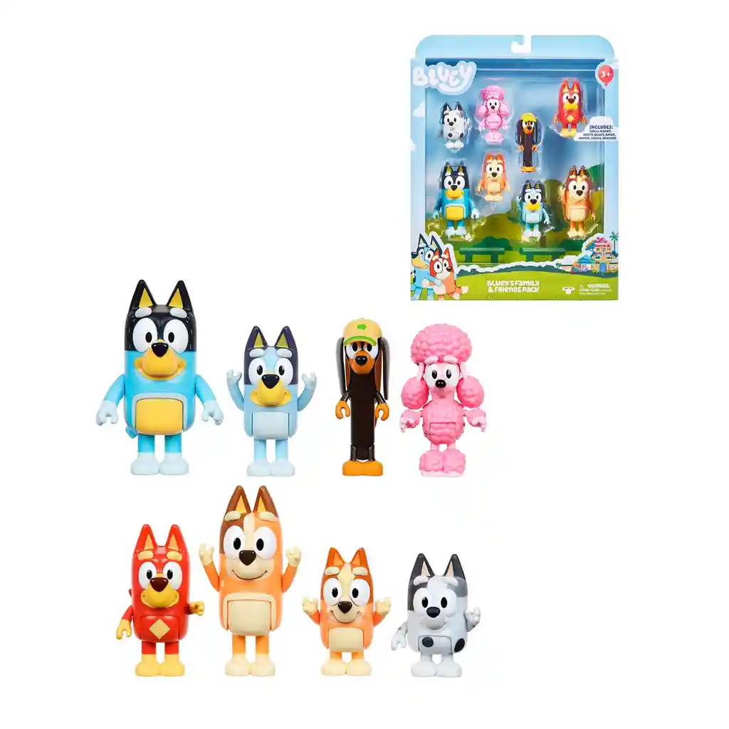 Bluey Multipack 8 Figuras S3