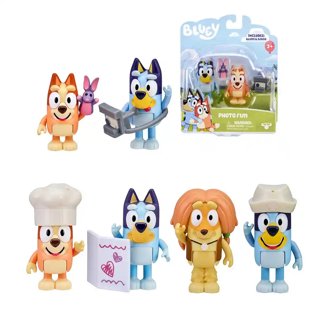 Bluey Set 2 Figuras