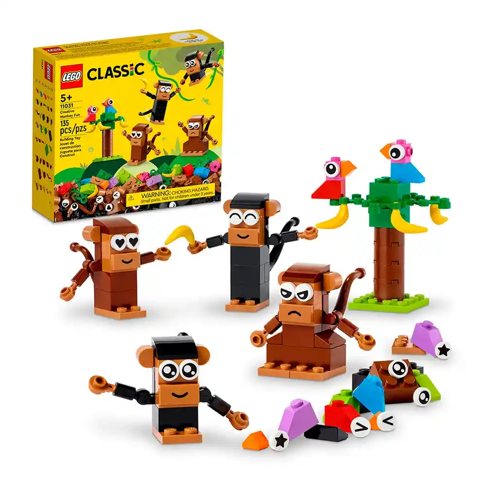 Diversión Creativa Simios Lego Classic