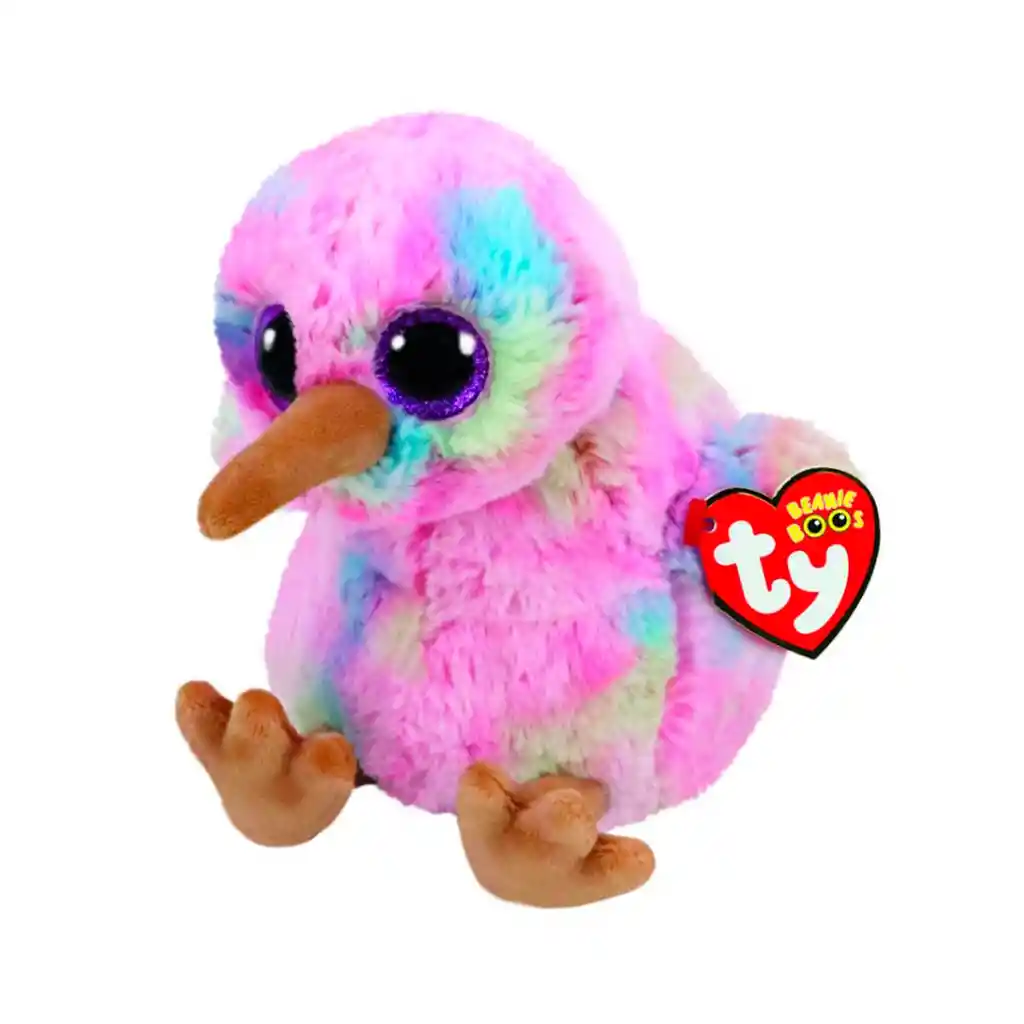 Ty Beanie Boos Kiwi Multicolor Mediano