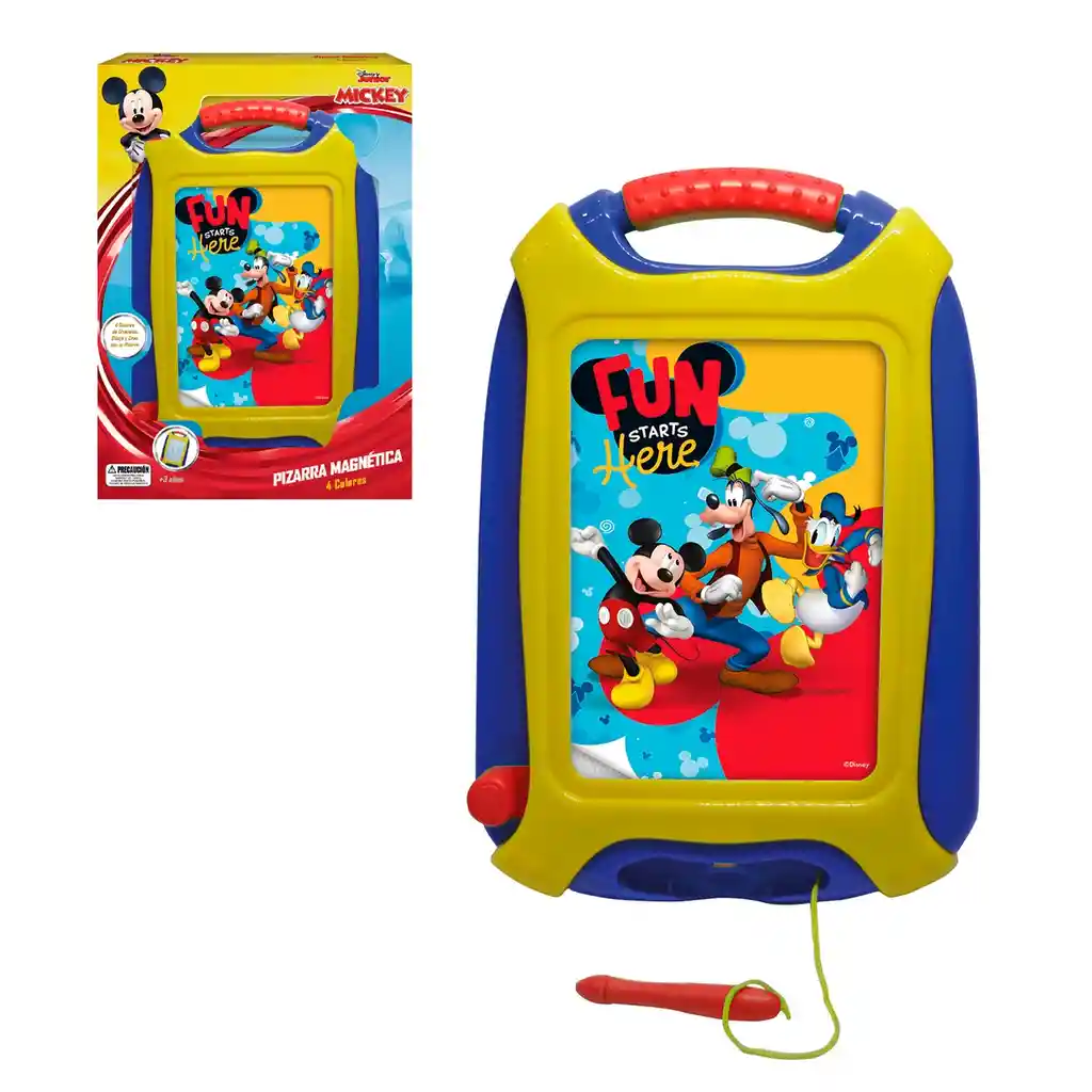 Pizarra Magnetica En Caja Mickey Disney