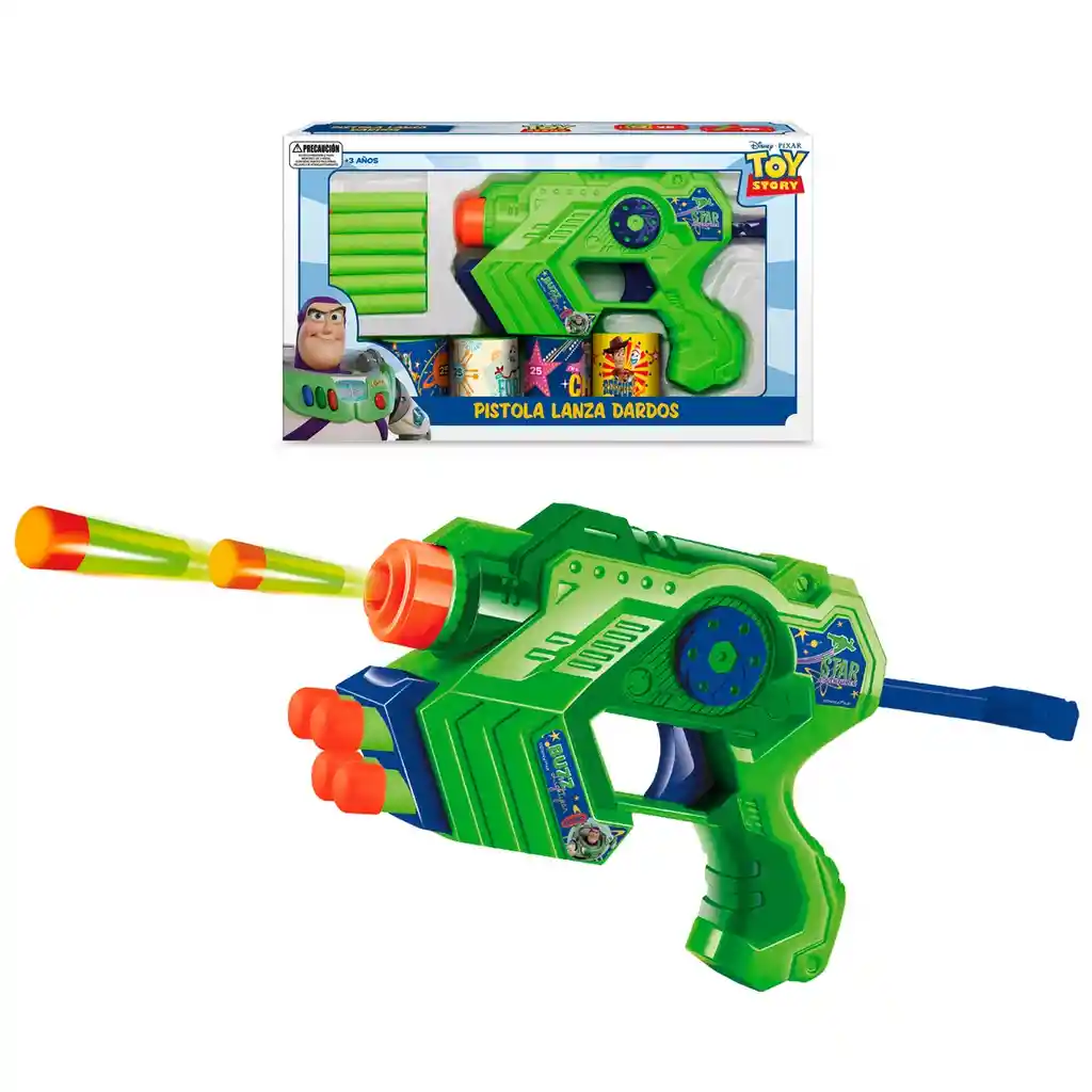 Pistola Lanza Dardos C/ Acces Toy Story Disney