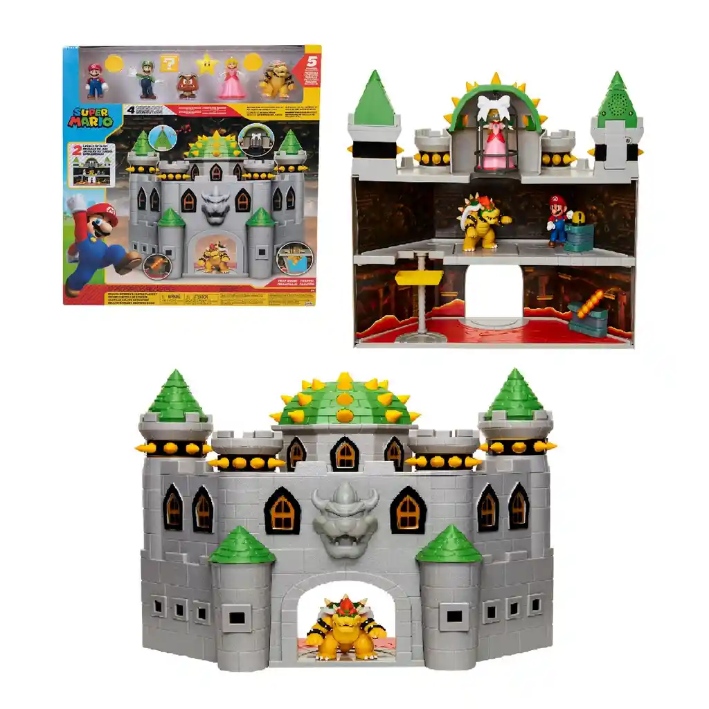 Nintendo Deluxe Bowser Castle Playset Extra