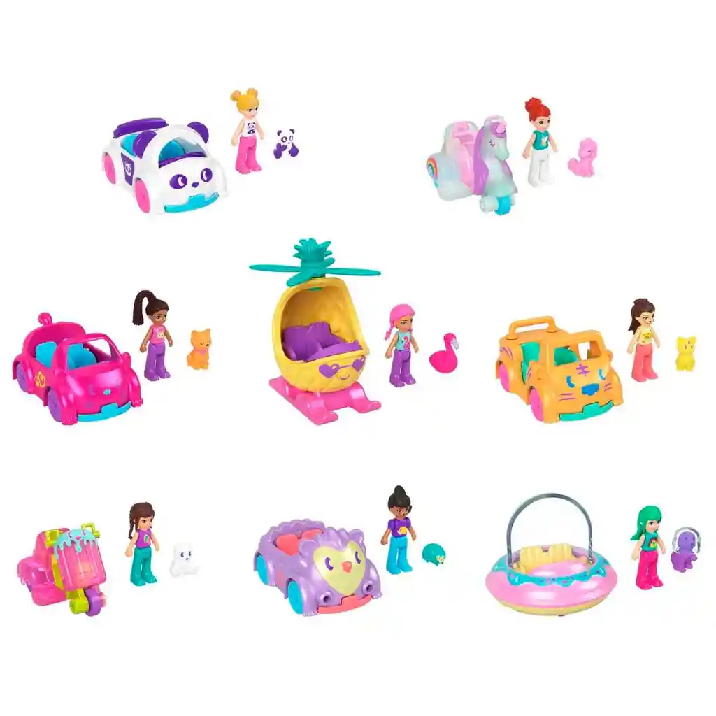 Polly Pocket Coches Pollyville