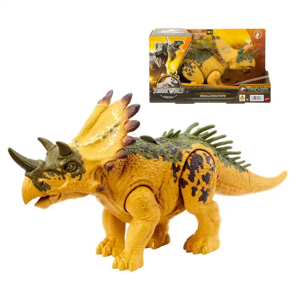 Jurassic World Regaliceratops Rugido Salvaje