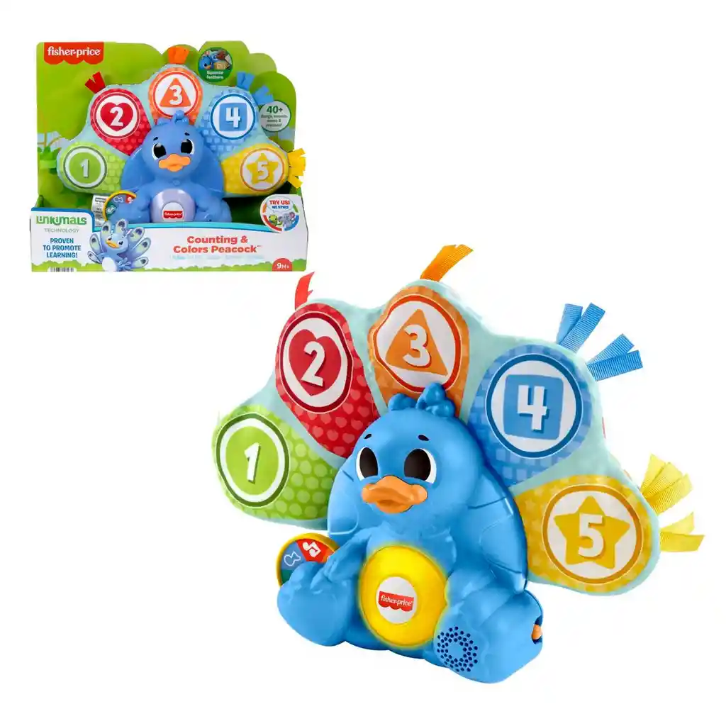 Fisher-price Pavo Real Plumas Coloridas