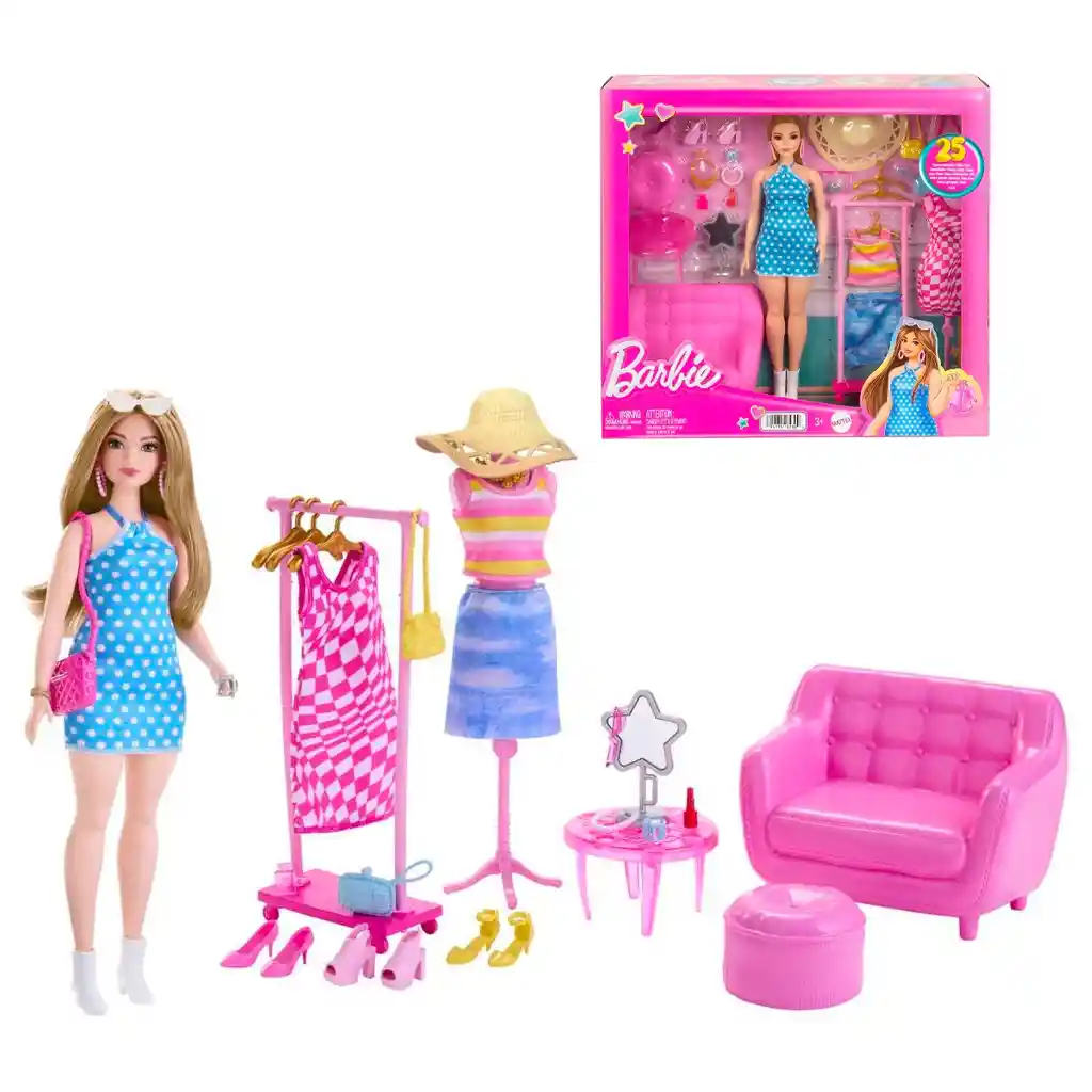 Barbie Estilista Y Armario