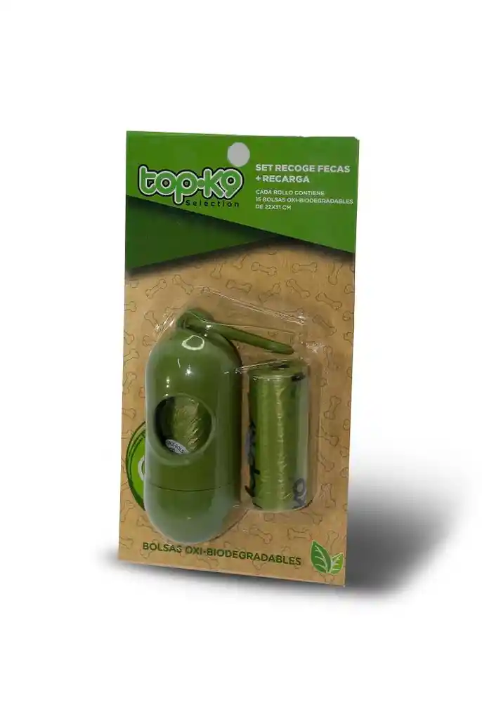 Dispensador De Fecas Con 2 Rollos Biodegradables