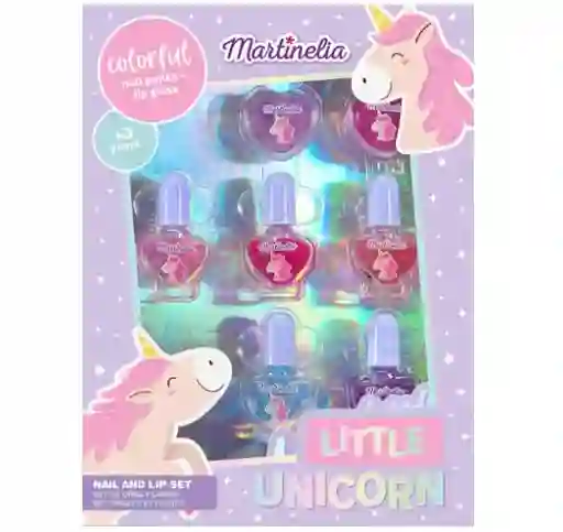 Martinelia Little Unicorn Set De Uñas Y Labios