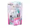 Style 4ever Mini Deco Diy Unicornio Pelo Verde/lila ¡glow In The Dark! Fosforescente