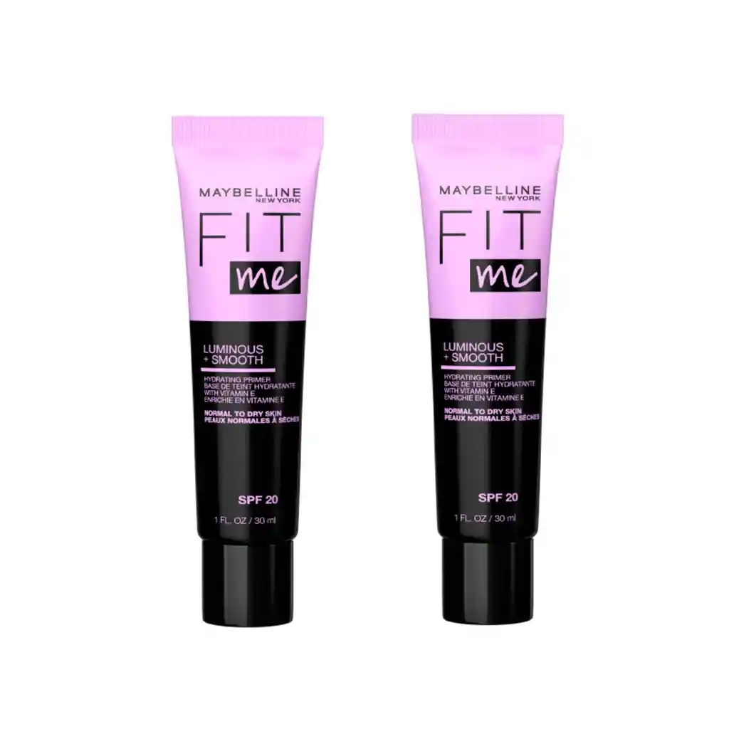 2 Prebase Primer Fit Me Luminous + Smooth Maybelline