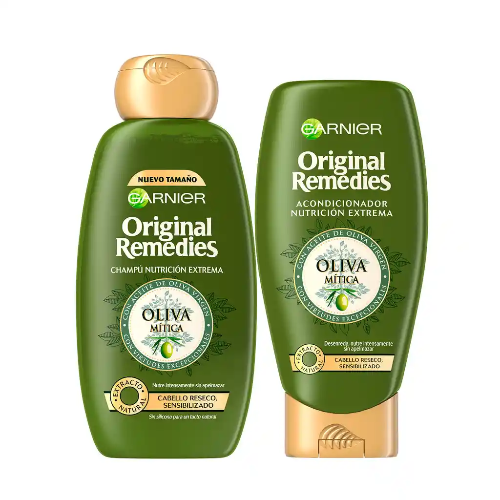 Pack Shampoo Y Acondicionador Oliva Mitica Remedies