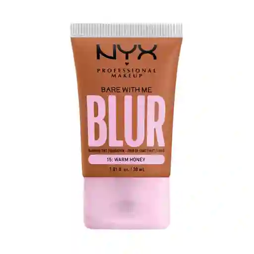 Base De Maquillaje Nyx Professional Makeup Bare With Me Blur Tint - Warm Honey