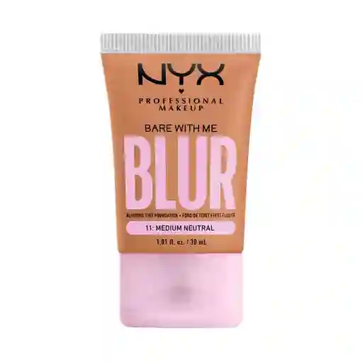 Base De Maquillaje Nyx Professional Makeup Bare With Me Blur Tint - Medium Neutral