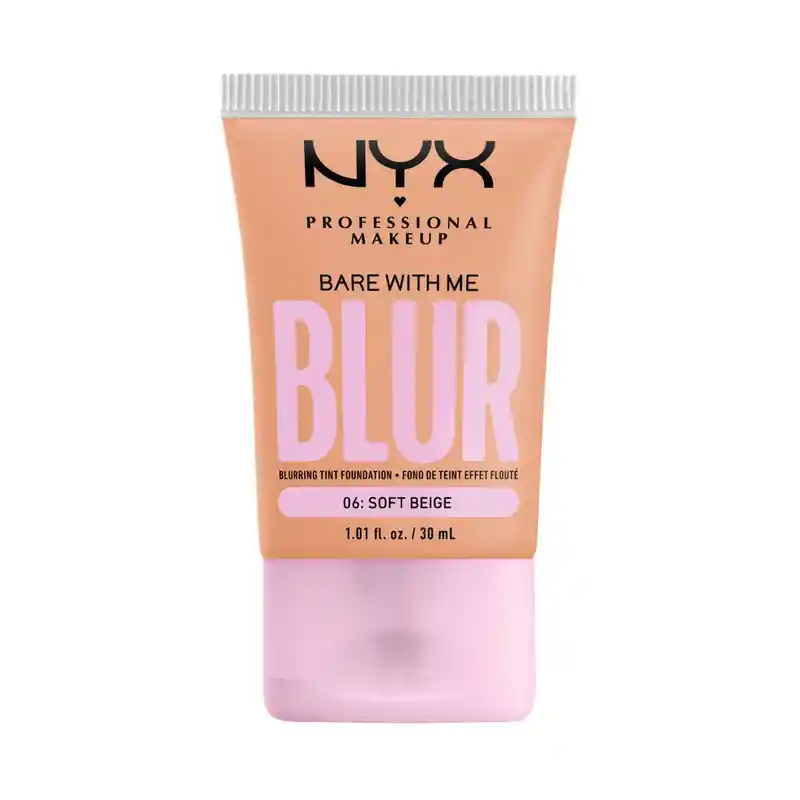Base De Maquillaje Nyx Professional Makeup Bare With Me Blur Tint - Soft Beige