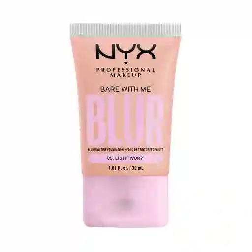 Base De Maquillaje Nyx Professional Makeup Bare With Me Blur Tint - Light Ivory