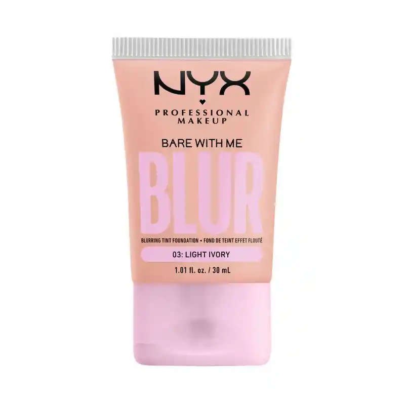 Base De Maquillaje Nyx Professional Makeup Bare With Me Blur Tint - Light Ivory
