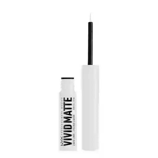 Delineador De Ojos Líquido Nyx Professional Makeup Vivid Matte Liquid Liner - White