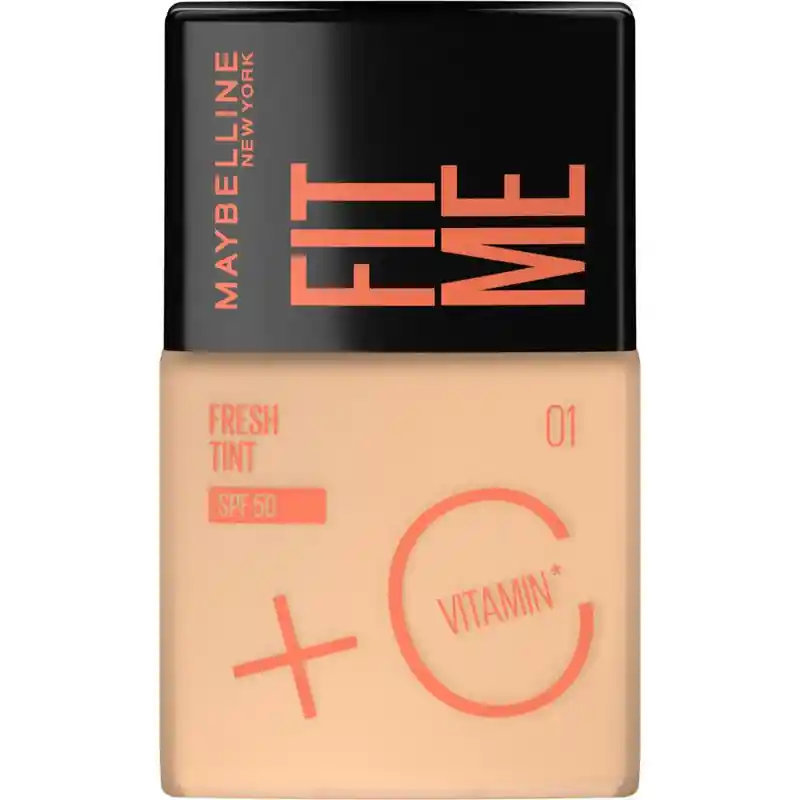 Base De Maquillaje Fit Me Fresh Tint Spf50 Maybelline 01 X 5 Gr