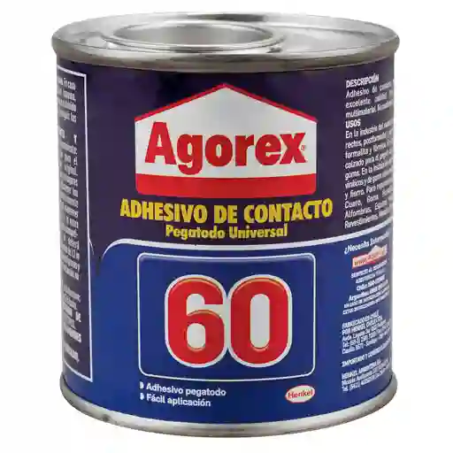 Pegamento Adhesivo De Contacto Multiuso Agorex-60 240 Cc