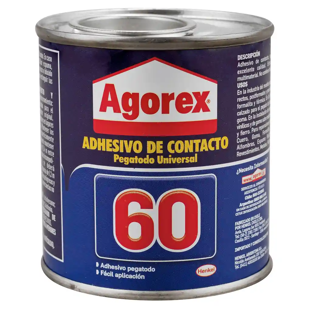 Pegamento Adhesivo De Contacto Multiuso Agorex-60 240 Cc