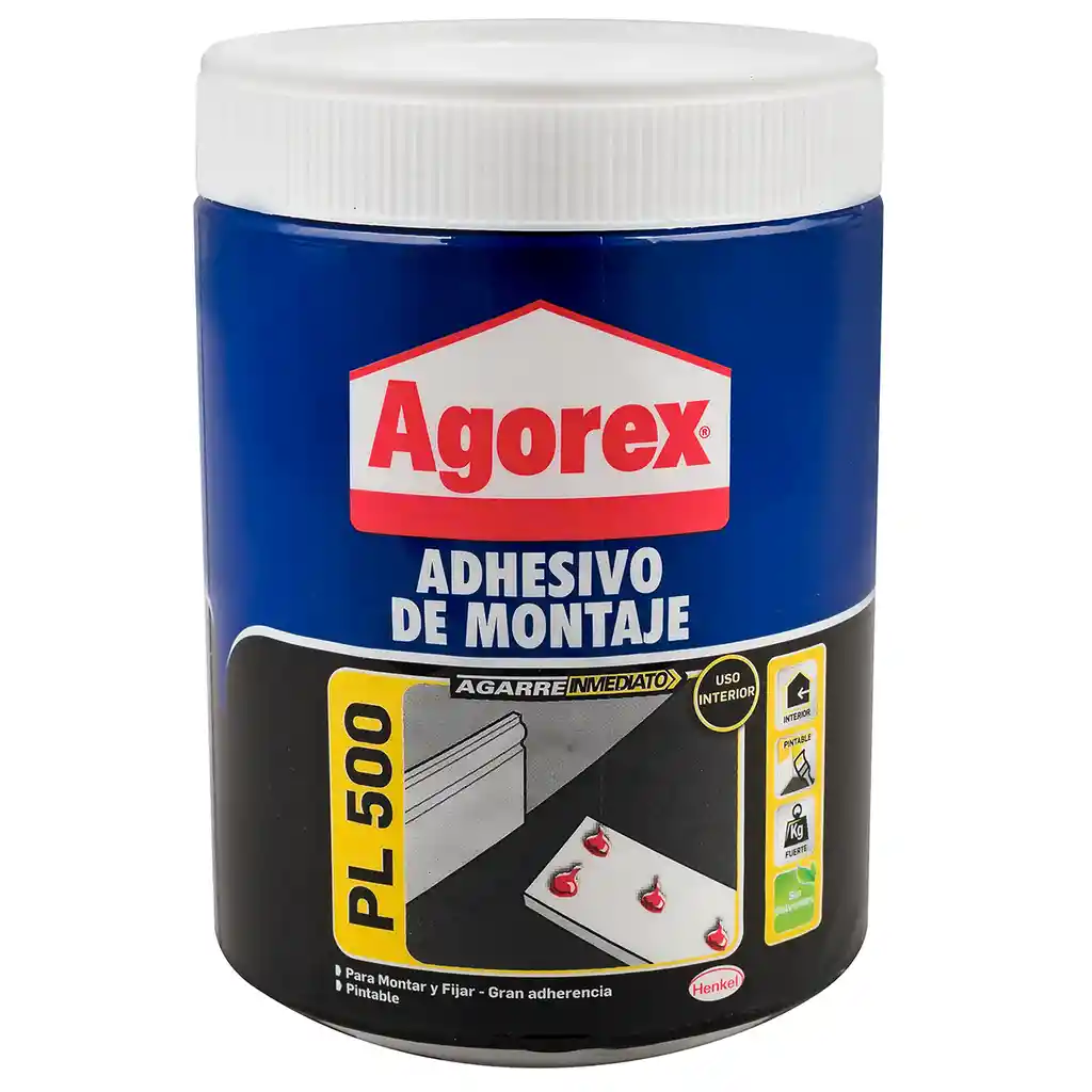 Pegamento Adhesivo De Montaje Agorex 800 G