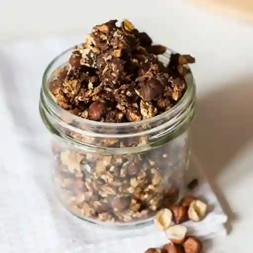 Granola Artesanal Mix Avellana- Cacao, Sin Azúcar, Vegana, 250gr