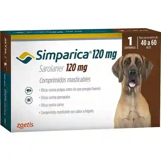 Simparica 1 Comprimido Para Perros 40- 60 Kg