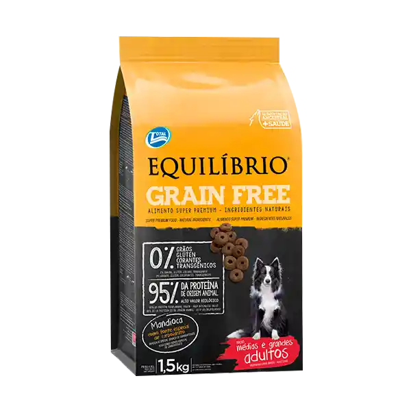 Equilibrio Grain Free Perro Adulto Raza Media-grande