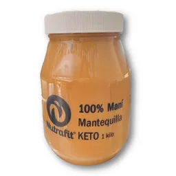 Mantequilla De Maní 1kilo Nutrafit