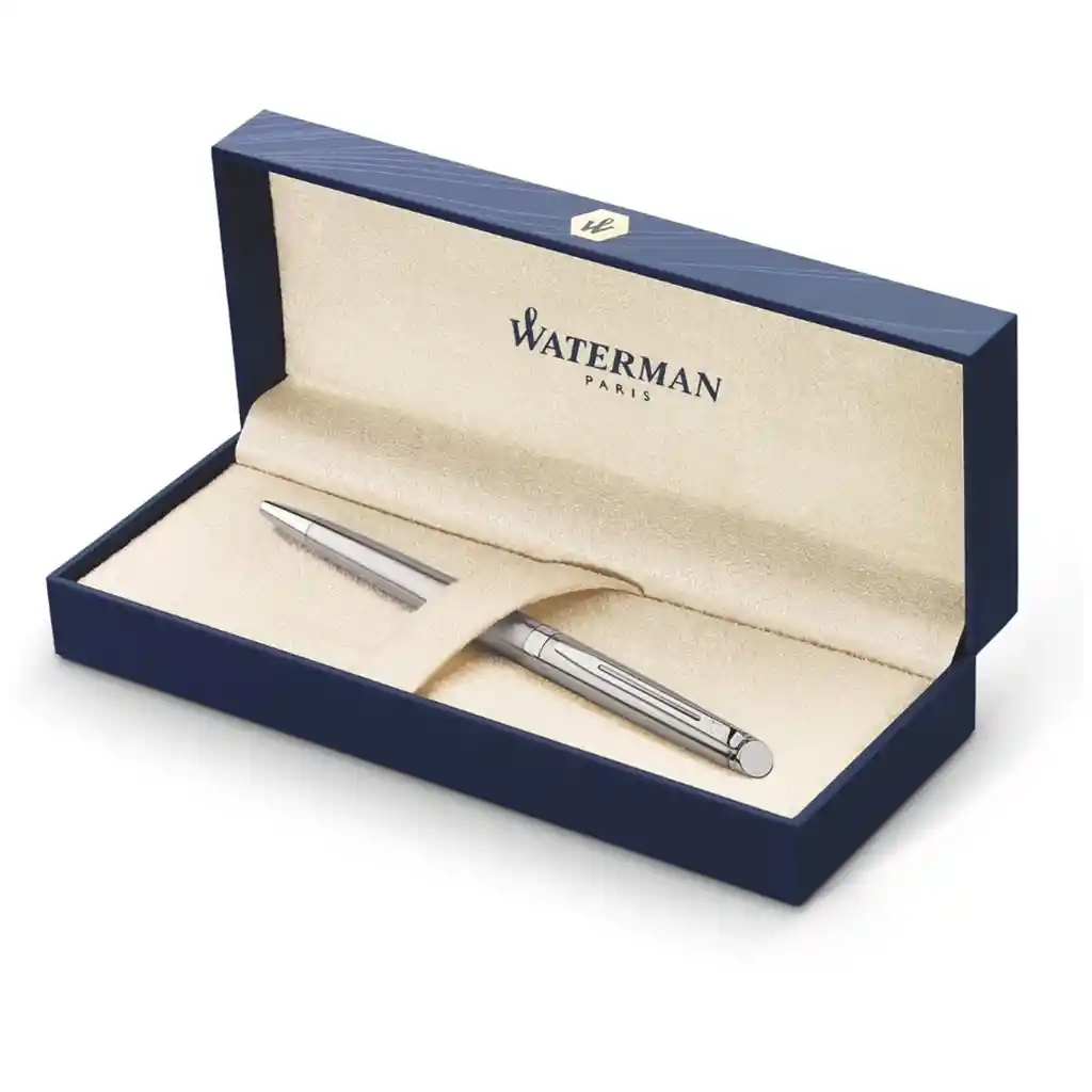 Waterman Hemisphere Boligrafo Pta Media Cromado Gt