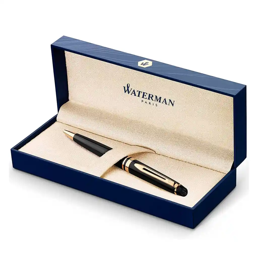 Waterman Expert 3 Negro Boligrafo Lapicero Punta Media Gt