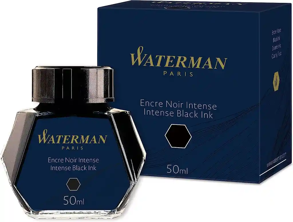 Waterman Frasco Tinta Para Pluma Negro 50ml