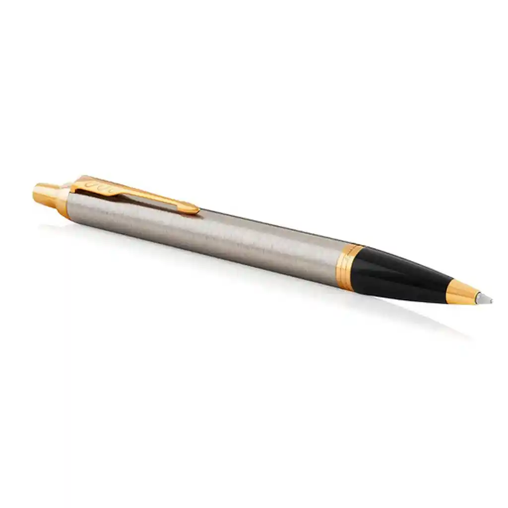 Lapicera Boligrafo Parker Im Brushed Metal Gt Gold