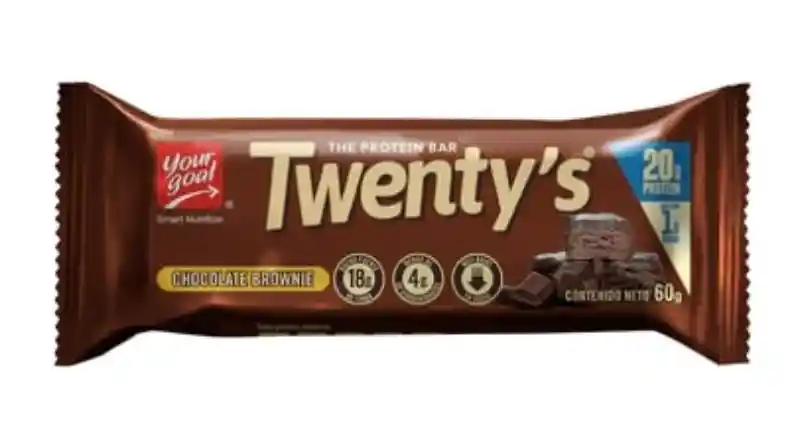 Barra Twentys Your Goal Chocolate Brownie