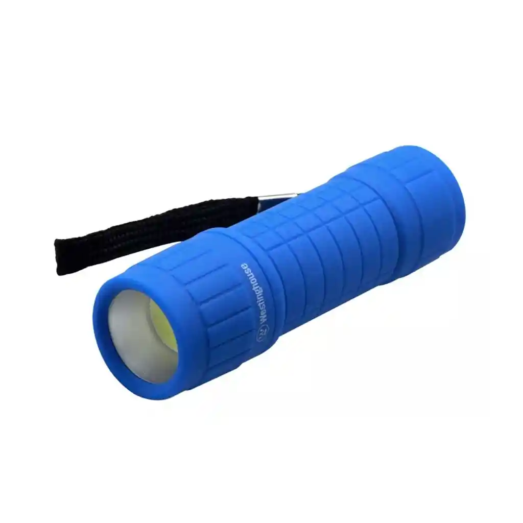 Linterna Led A Pilas De Bolsillo 100lm Azul