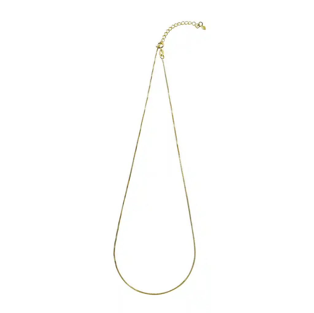 Cadena Veneciana 45+5cm Enchapado Oro 18k